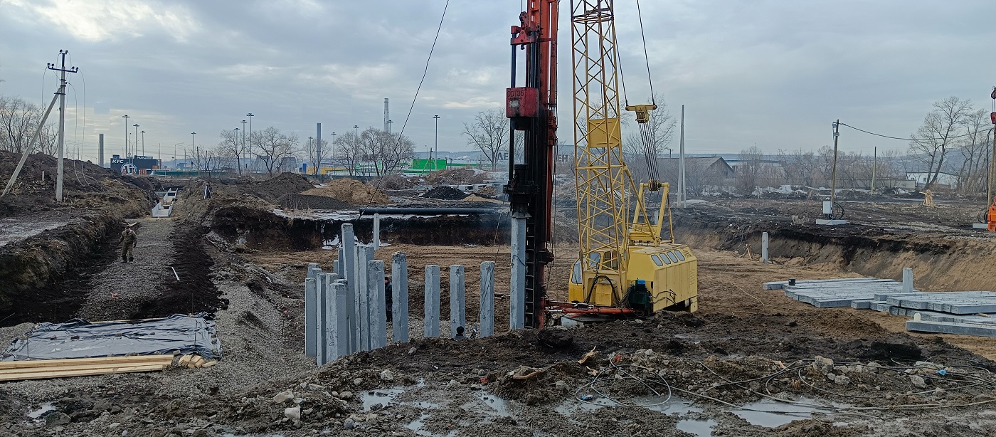 Аренда сваебоя для забивки бетонных свай в Минусинске