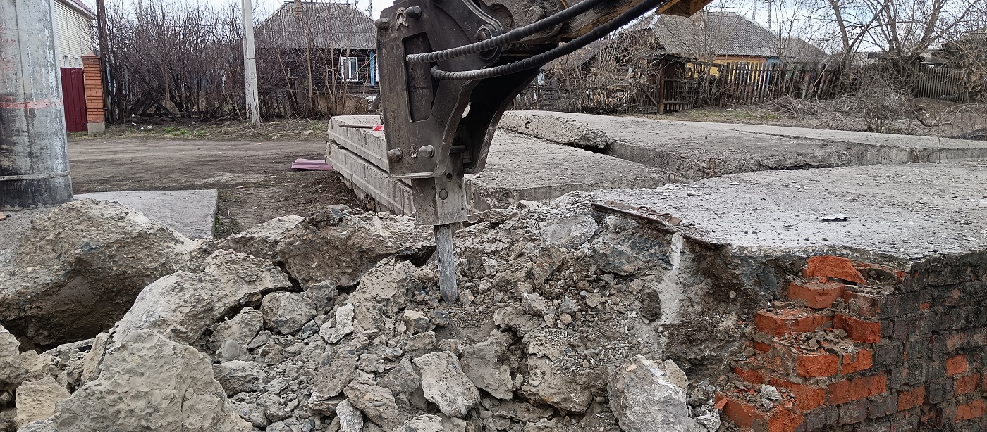 Услуги и заказ гидромолотов для демонтажных работ в Шарыпово