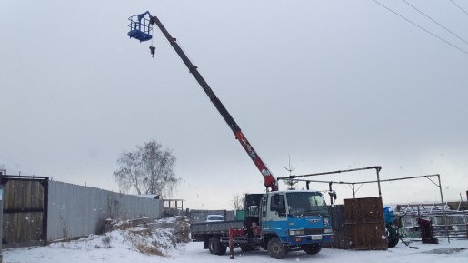 Манипулятор Хино РЕНЖЕР (телескопический манипулятор) взять в аренду, заказать, цены, услуги - Красноярск