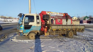 Манипулятор Хино РЕНЖЕР (телескопический манипулятор) взять в аренду, заказать, цены, услуги - Красноярск